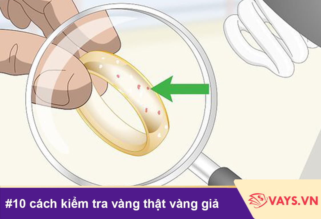 cách thử vàng thật vàng giả tại nhà