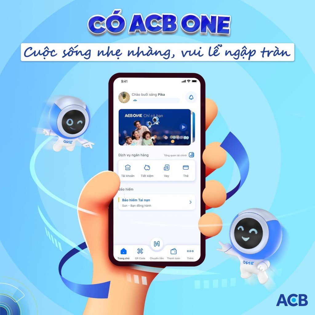 ACB One là ứng dụng ACB Online trên nền tảng Android và iOS