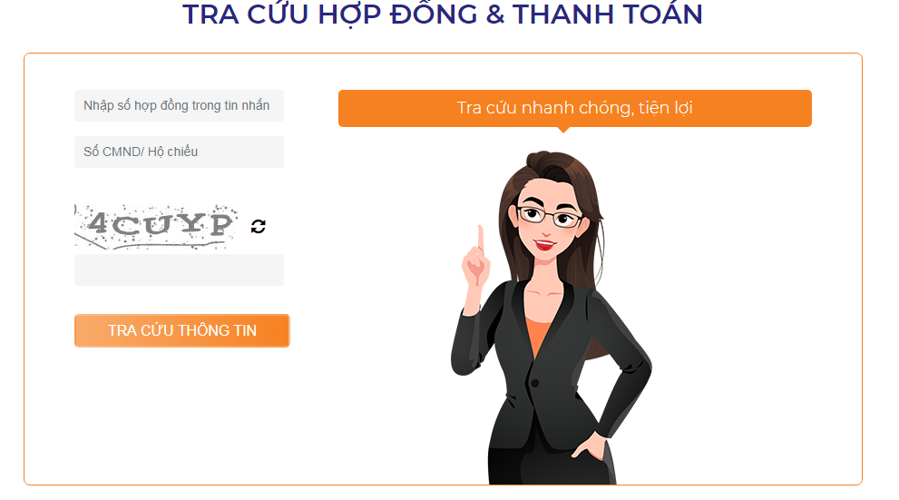 Nhập thông tin hợp đồng SHB