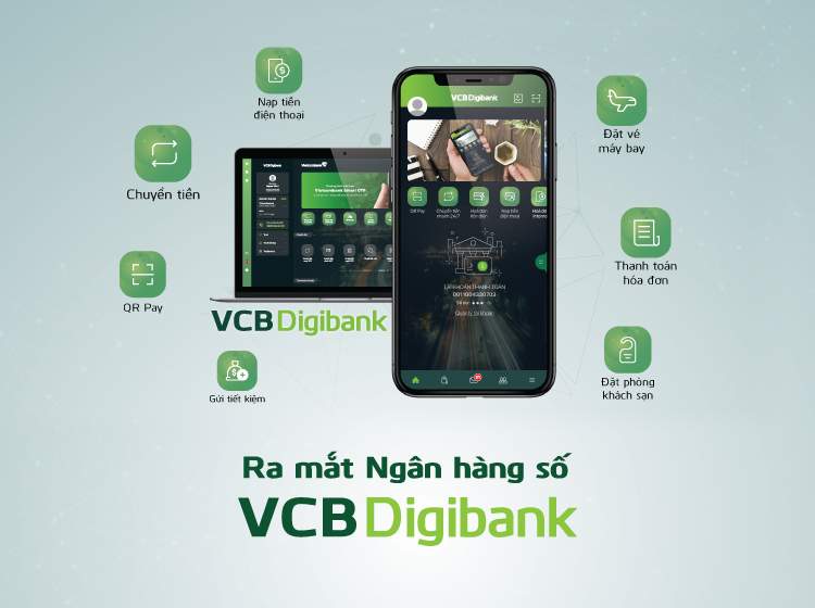 Ngân hàng số Vietcombank Digibank được ra mắt từ tháng 7/2020