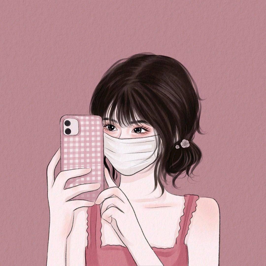 Cập nhật 93+ ảnh avatar đẹp anime cầm điện thoại che mặt siêu hot - Tin Học  Vui
