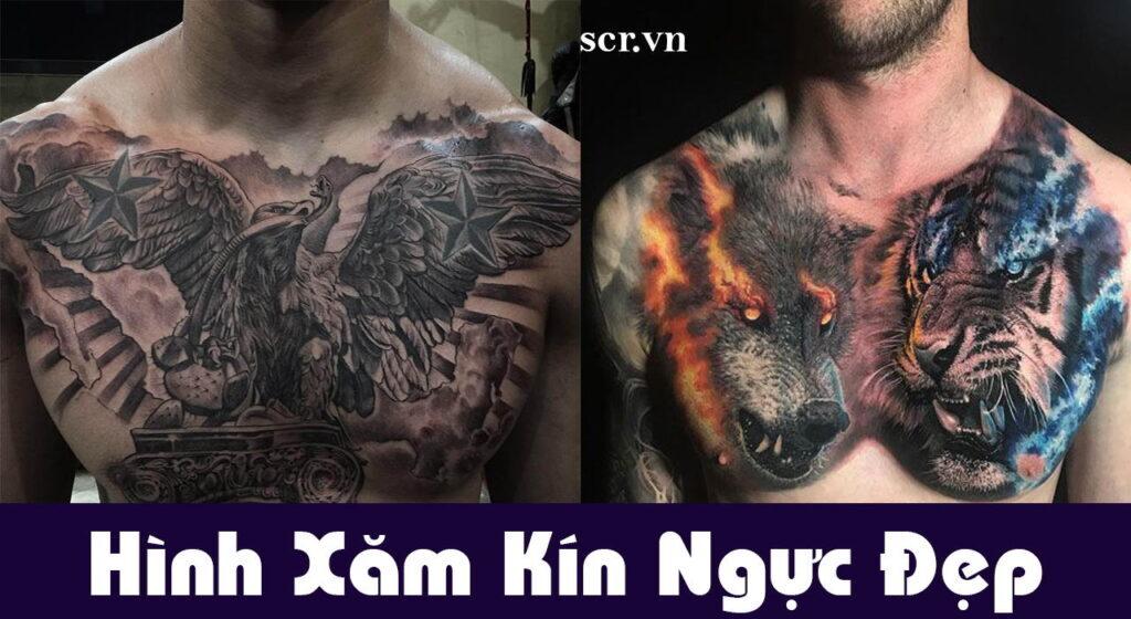 Hình Xăm Kín Ngực Đẹp ❤ Tattoo Full Ngực Nam Nữ Chất