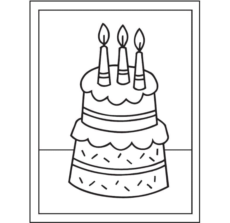 Vẽ bánh sinh nhật của mèo Kitty và tô màu cho bé Dạy bé vẽ tô màu ulang  tahun kue Halaman Mewarnai  YouTube