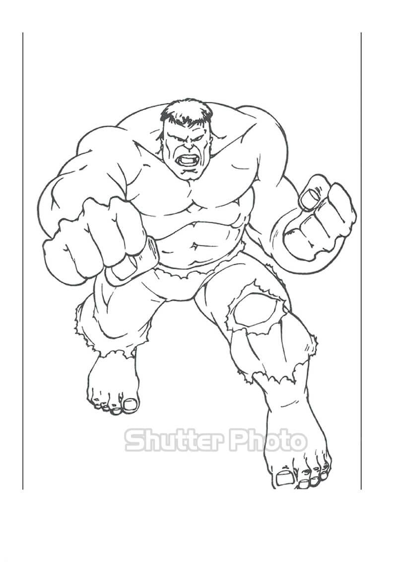 Tuyển tập tranh tô màu người khổng lồ xanh Hulk dành cho các bé  Hình  ảnh Hình Hulk