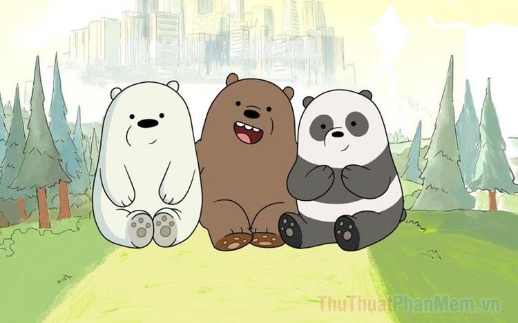 50 Hình nền We Bare Bears cực đẹp  Cartoon network Gấu xám Phim hoạt  hình