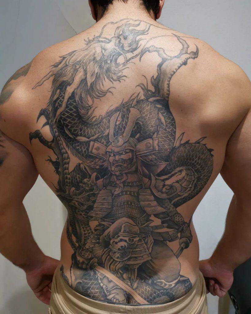 43 Hình xăm Samurai kín lưng đẹp chất cho nam - Việt Red Tattoo