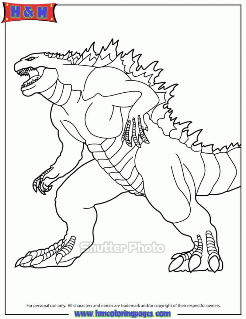 Cách vẽ  900 Hình vẽ Godzilla cute đơn giản và ngầu nhất 2022